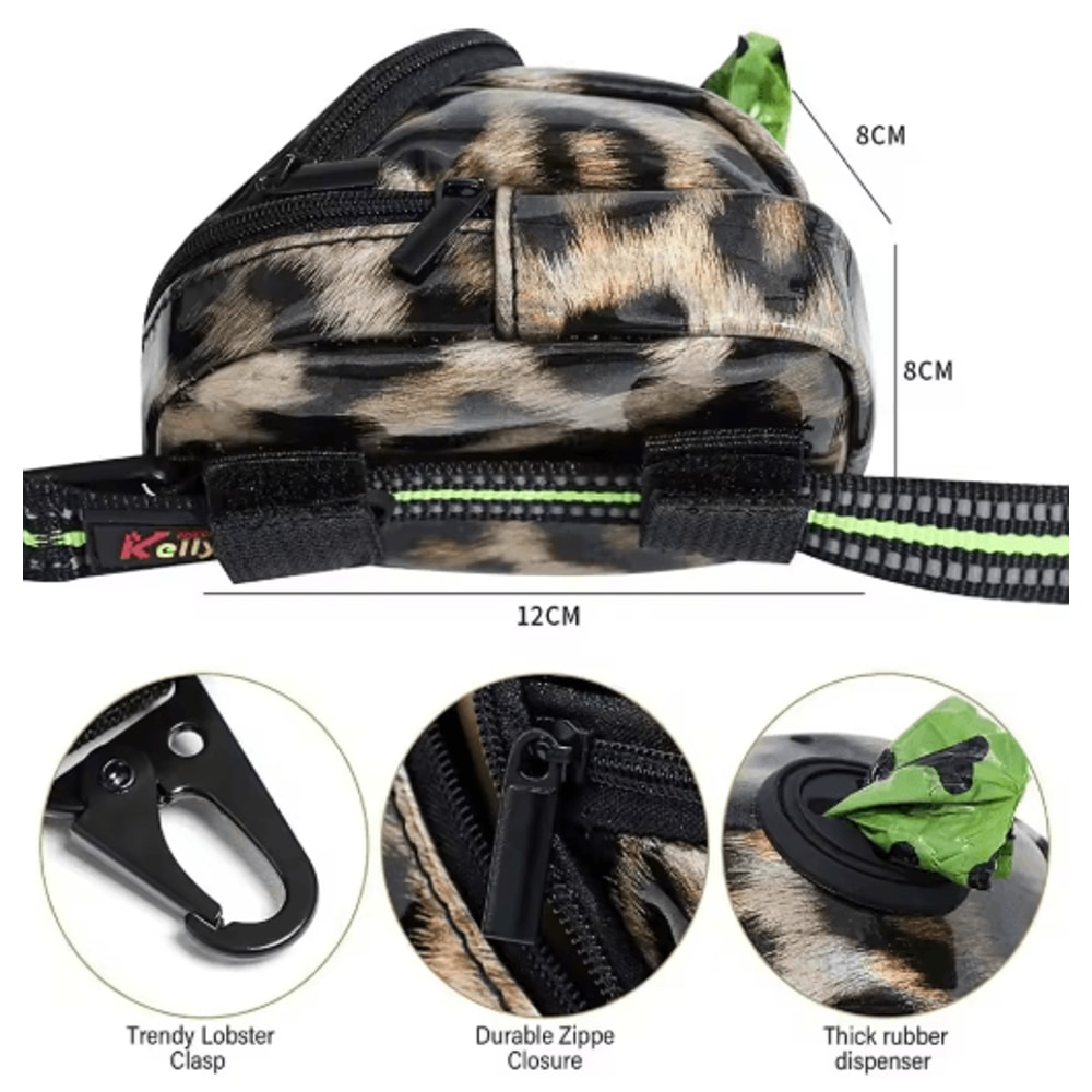 Portable Dog Treat Training Pouch With Poop Bag Dispenser 7