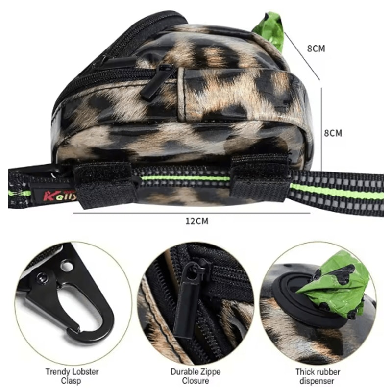 Portable Dog Treat Training Pouch With Poop Bag Dispenser 7