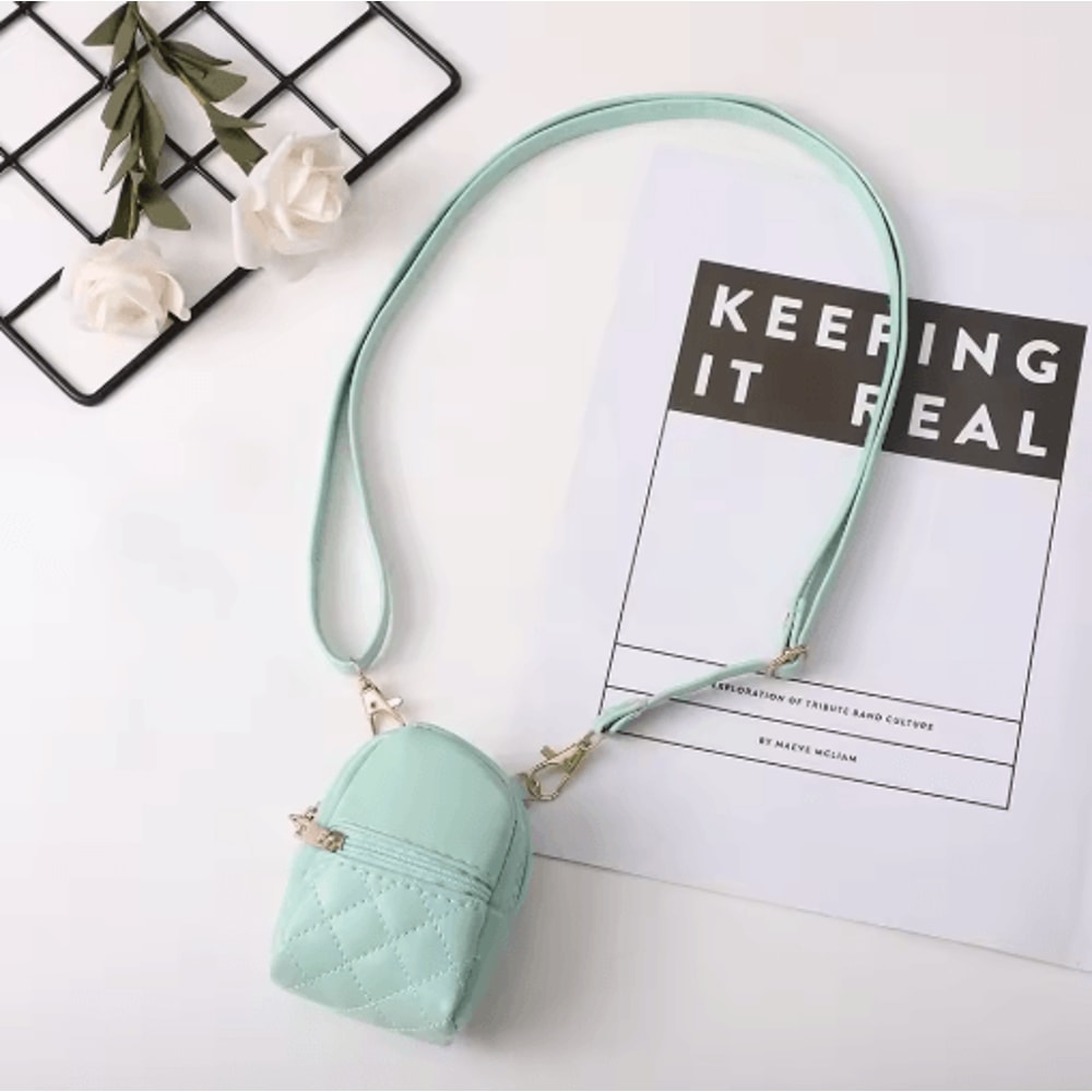 Mini PU Leather Crossbody Coin Purse For Women 4