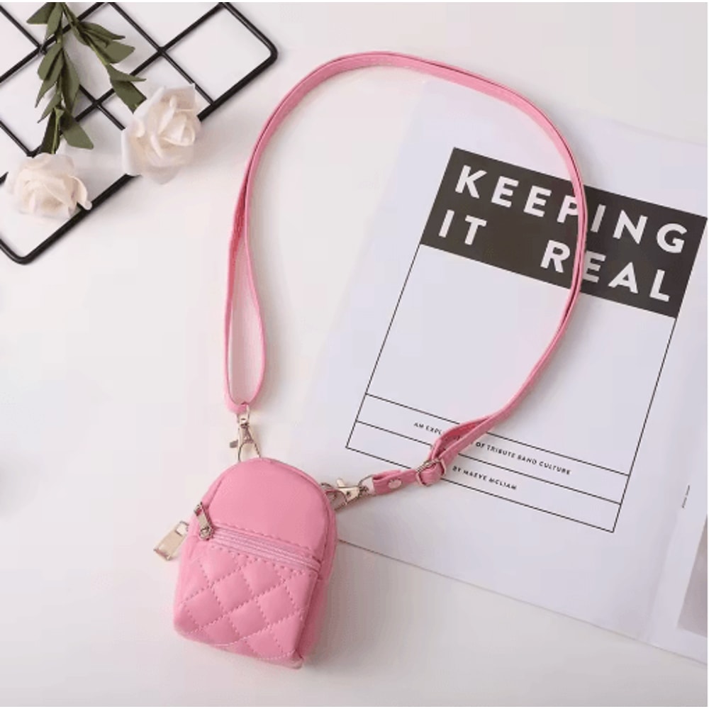 Mini PU Leather Crossbody Coin Purse For Women 5