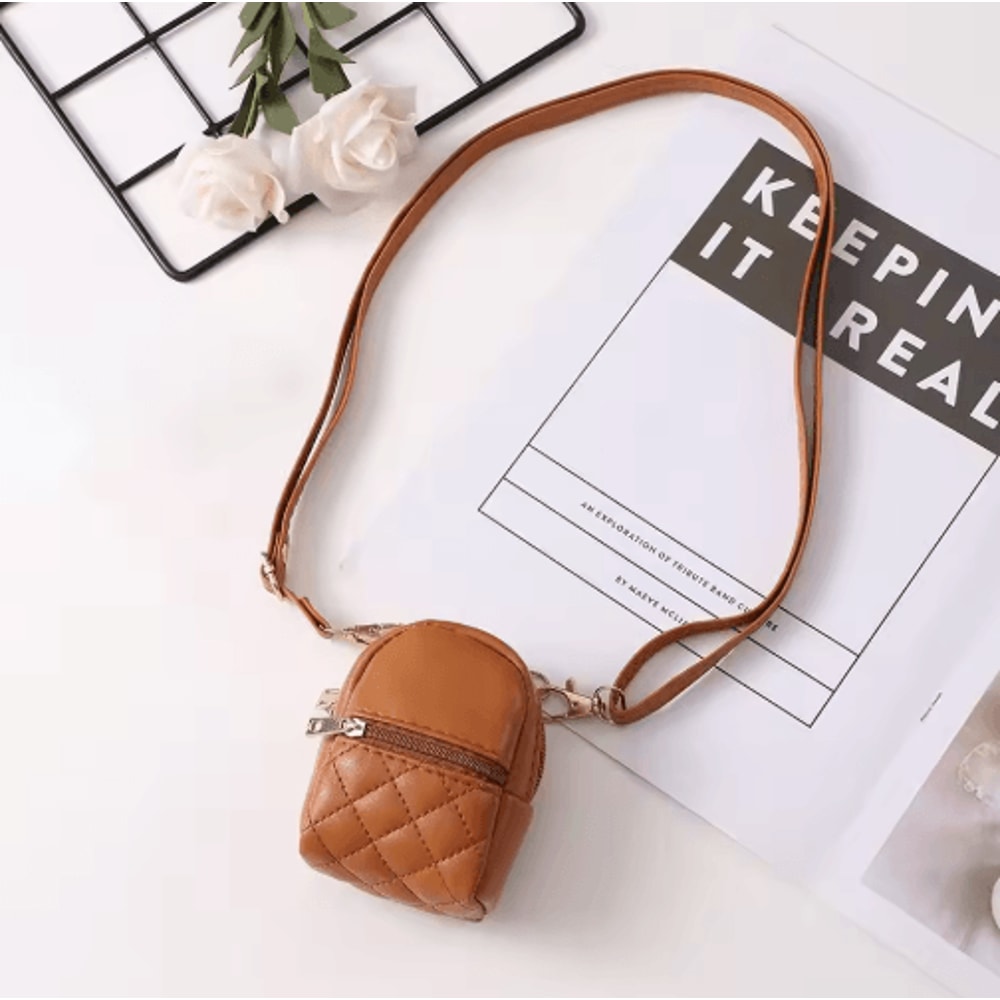 Mini PU Leather Crossbody Coin Purse For Women 8