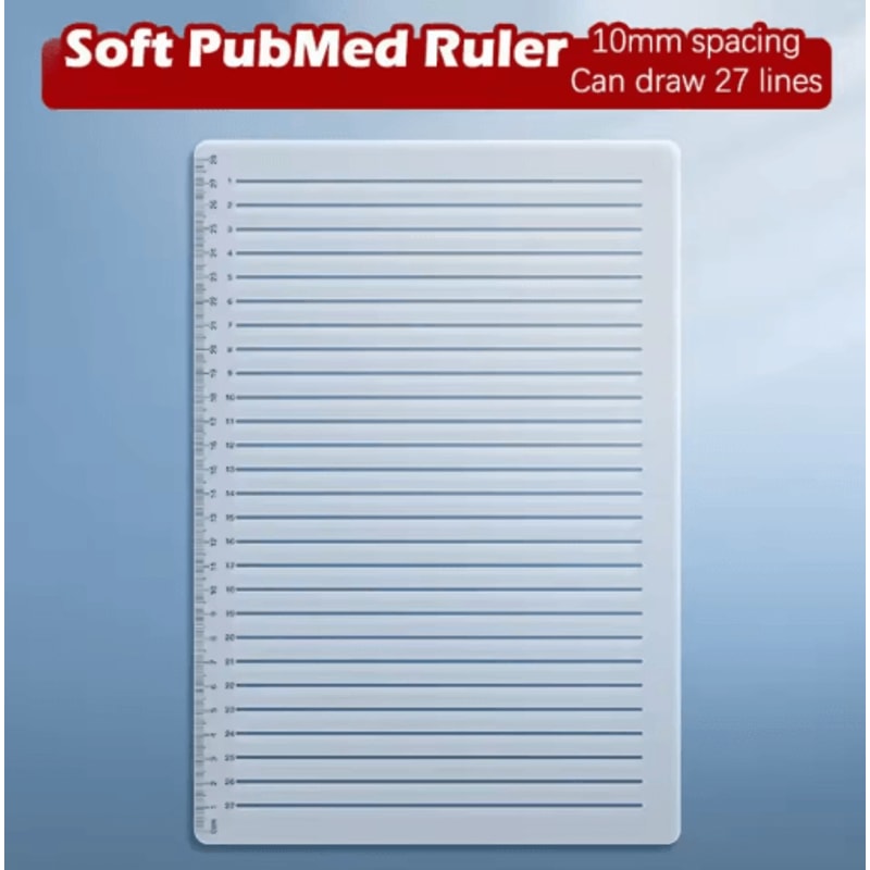 Transparent Calligraphy Writing Guide Ruler For Neat Handwriting Practice 2