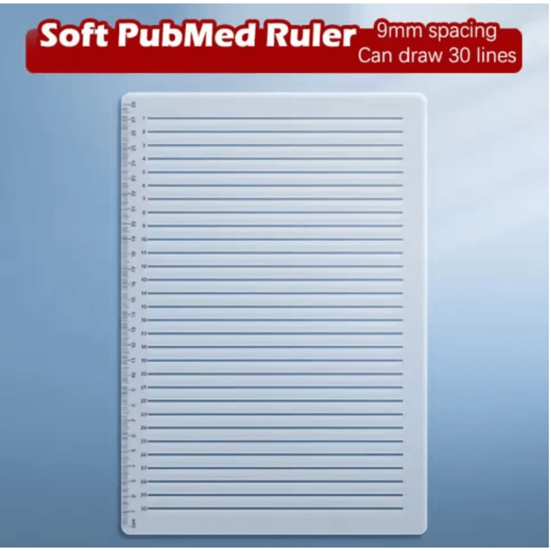 Transparent Calligraphy Writing Guide Ruler For Neat Handwriting Practice 3