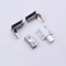 2PCS Zinc Alloy Glass Door Hinges For Wine Cabinets Glass Doors 4