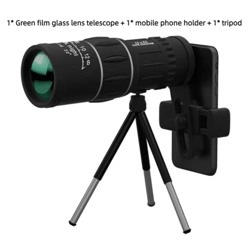 16x52 high-power monocular telescope with dual focus long-range zoom