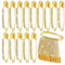 Gold Rhinestone Safety Pin Brooch Clips For Sweaters Shawls Hats 0