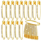 Gold Rhinestone Safety Pin Brooch Clips For Sweaters Shawls Hats 0