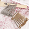 Gold Rhinestone Safety Pin Brooch Clips For Sweaters Shawls Hats 8