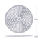 Stainless Steel Shower Drain Hair Catcher Sink Strainer Filter 3