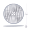 Stainless Steel Shower Drain Hair Catcher Sink Strainer Filter 3