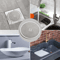 Stainless Steel Shower Drain Hair Catcher Sink Strainer Filter 5