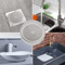 Stainless Steel Shower Drain Hair Catcher Sink Strainer Filter 5