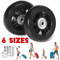 Silent Replacement Luggage Wheels Repair Kit With Axles Screws 0