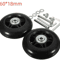 Silent Replacement Luggage Wheels Repair Kit With Axles Screws 2