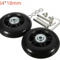Silent Replacement Luggage Wheels Repair Kit With Axles Screws 3