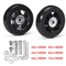 Silent Replacement Luggage Wheels Repair Kit With Axles Screws 8