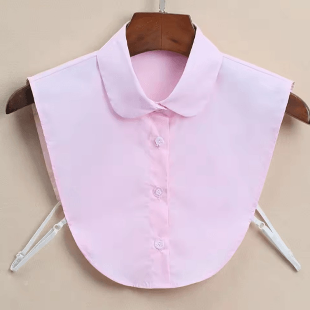 Vintage Detachable Fake Collar Blouse For Elegant Layered Styling 10