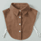 Vintage Detachable Fake Collar Blouse For Elegant Layered Styling 3