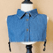 Vintage Detachable Fake Collar Blouse For Elegant Layered Styling 4