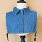 Vintage Detachable Fake Collar Blouse For Elegant Layered Styling 4