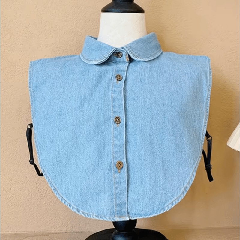 Vintage Detachable Fake Collar Blouse For Elegant Layered Styling 5