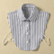 Vintage Detachable Fake Collar Blouse For Elegant Layered Styling 8
