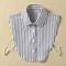 Vintage Detachable Fake Collar Blouse For Elegant Layered Styling 8