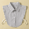 Vintage Detachable Fake Collar Blouse For Elegant Layered Styling 9