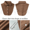 Vintage Detachable Fake Collar Blouse For Elegant Layered Styling 11