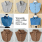 Vintage Detachable Fake Collar Blouse For Elegant Layered Styling 12
