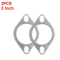 2PCS Ultra Seal Exhaust Gasket Set For Mufflers Downpipes 1