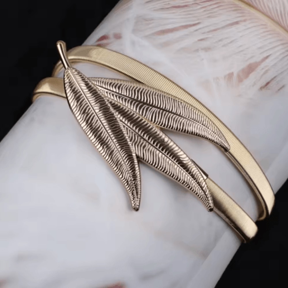 Luxury Elastic Gold Chain Waist Belt For Elegant Womens Fashion 4