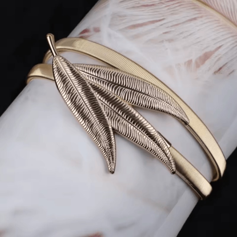 Luxury Elastic Gold Chain Waist Belt For Elegant Womens Fashion 4