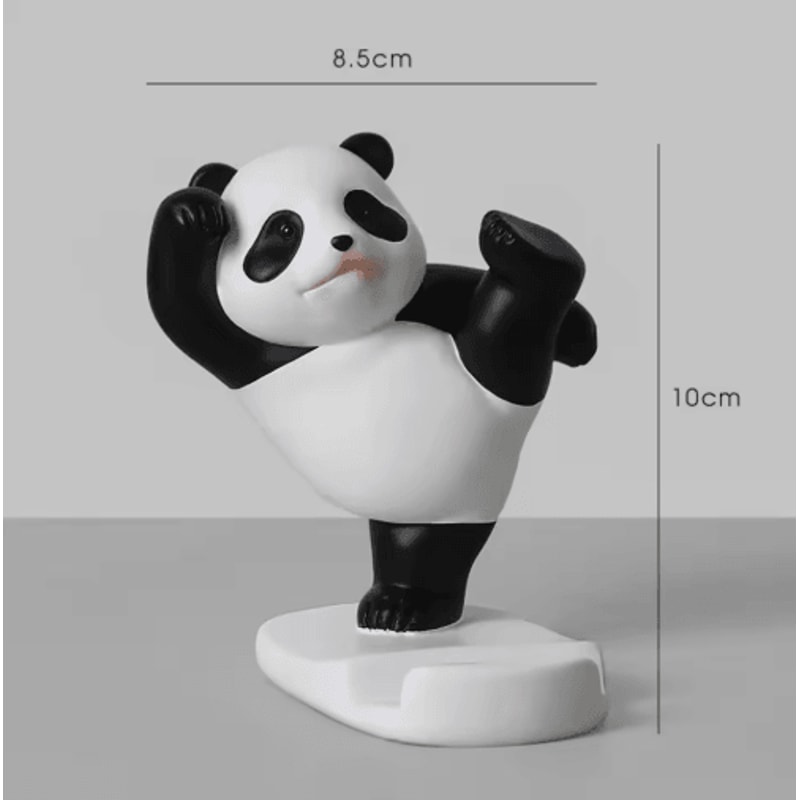 Modern Panda Phone Holder Figurine For Desk Home Decor 1
