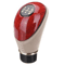 Universal Wooden PU Leather 5Speed Manual Gear Shift Knob 1