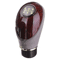 Universal Wooden PU Leather 5Speed Manual Gear Shift Knob 3