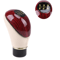 Universal Wooden PU Leather 5Speed Manual Gear Shift Knob 6