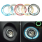 Luminous Alloy Car Ignition Switch Cover For Toyota Corolla Levin 0