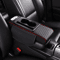 Universal PU Leather Car Armrest Cushion With Cup Holder Tissue Storage 1