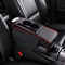 Universal PU Leather Car Armrest Cushion With Cup Holder Tissue Storage 1