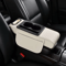 Universal PU Leather Car Armrest Cushion With Cup Holder Tissue Storage 6