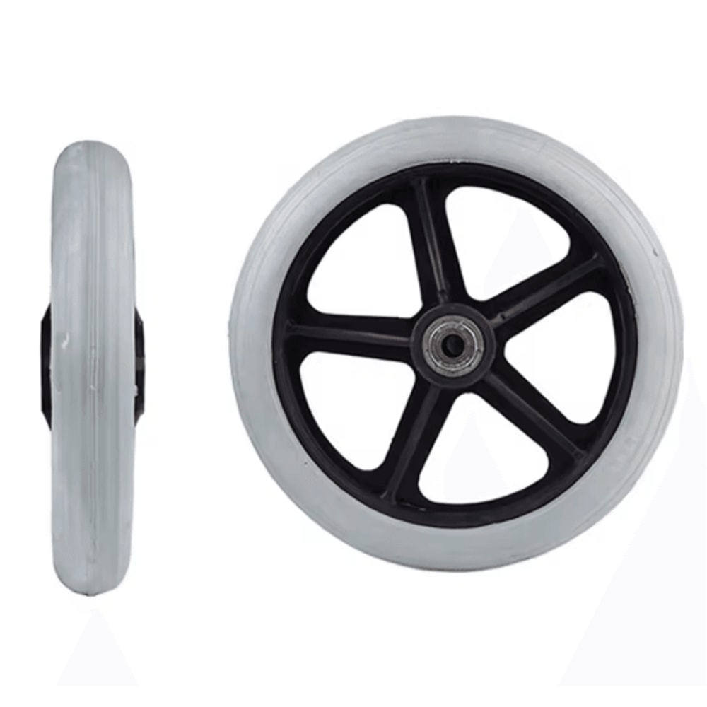 HeavyDuty Solid Wheelchair Front Caster Replacement Wheel 1