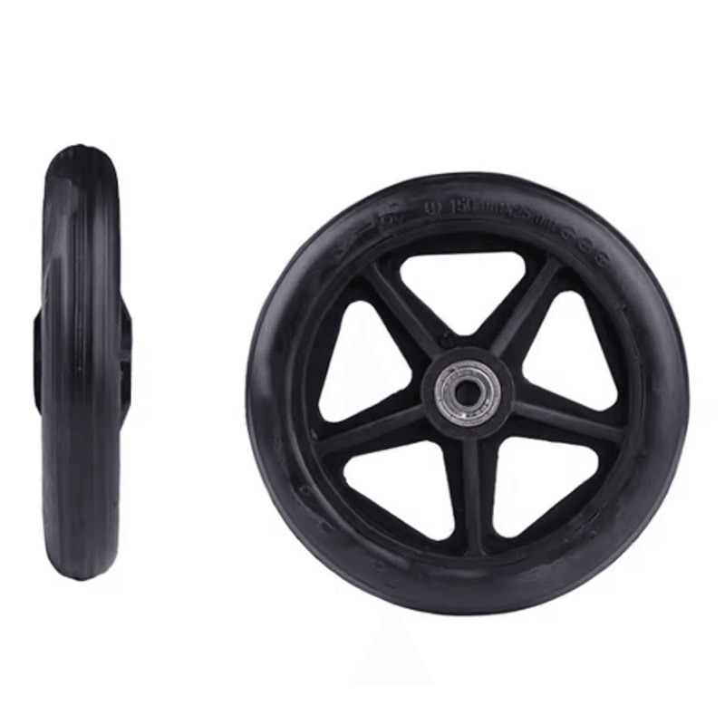 HeavyDuty Solid Wheelchair Front Caster Replacement Wheel 10