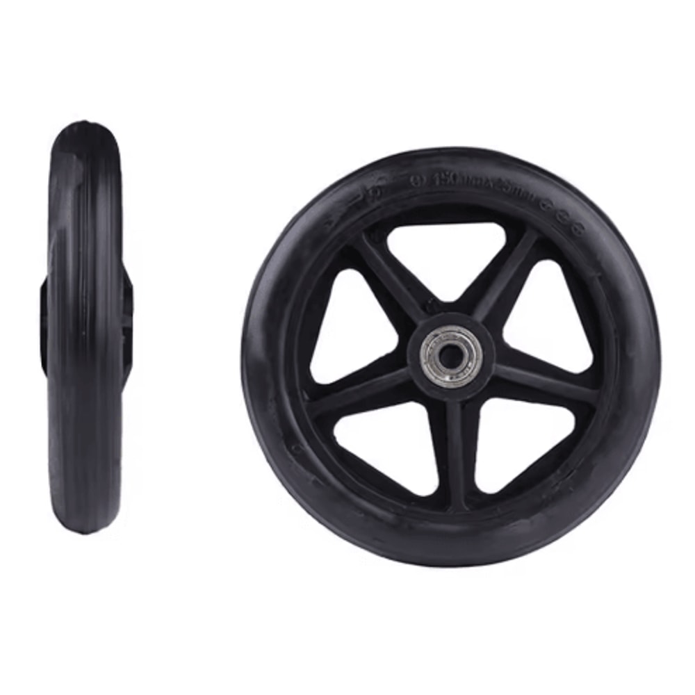 HeavyDuty Solid Wheelchair Front Caster Replacement Wheel 2