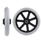 HeavyDuty Solid Wheelchair Front Caster Replacement Wheel 3