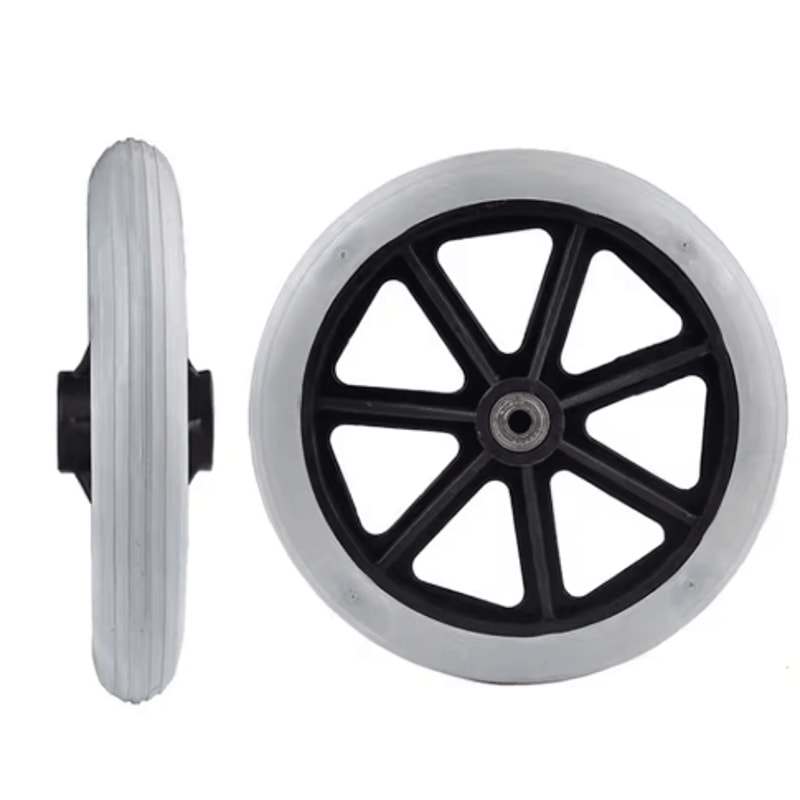 HeavyDuty Solid Wheelchair Front Caster Replacement Wheel 3