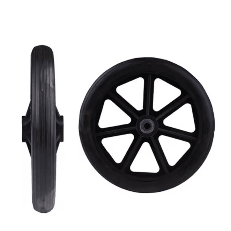 HeavyDuty Solid Wheelchair Front Caster Replacement Wheel 4