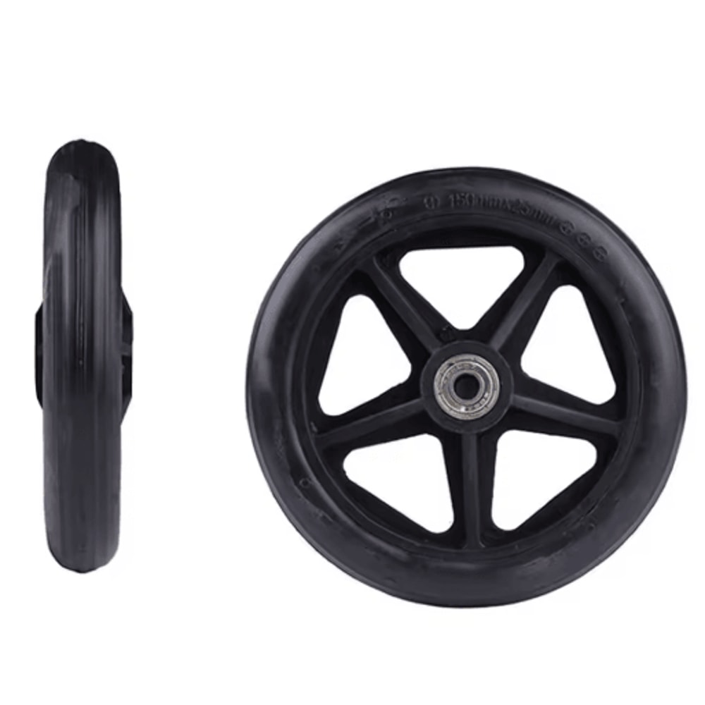 HeavyDuty Solid Wheelchair Front Caster Replacement Wheel 6