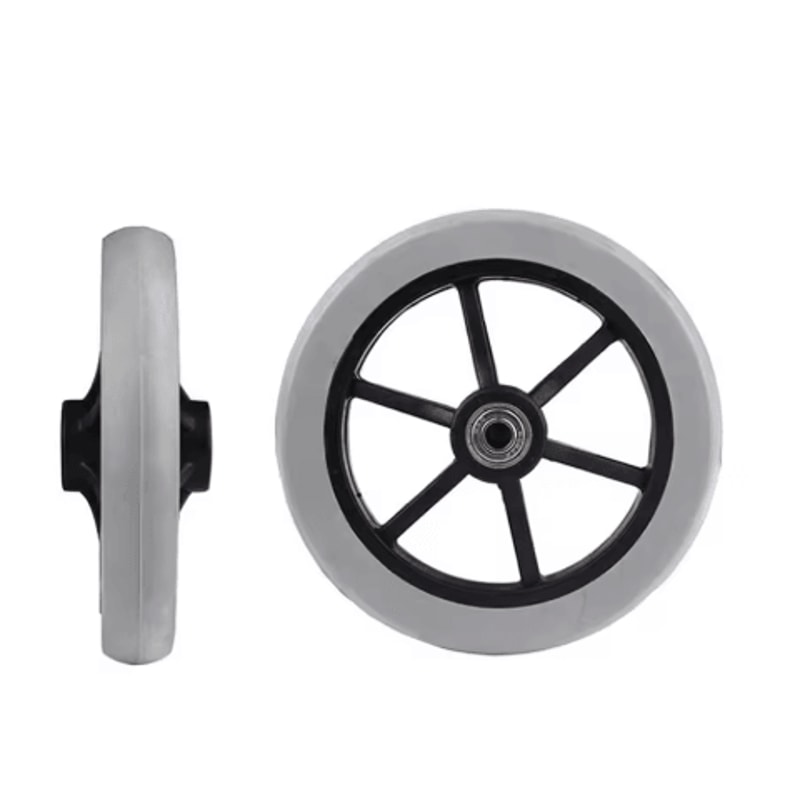 HeavyDuty Solid Wheelchair Front Caster Replacement Wheel 7