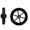 HeavyDuty Solid Wheelchair Front Caster Replacement Wheel 8